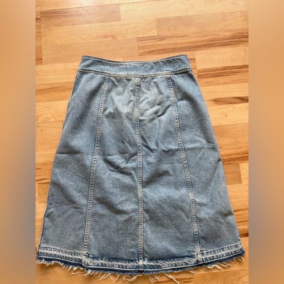 Anthropologie Pilcro And The Letterpress Ruthie Denim Button Front Skirt - Picture 8 of 12